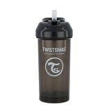 Twistshake Pipetli Alıştırma Bardağı 6m+ Siyah 360 ml