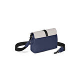 Gaston Luga Spläsh Crossbody Bag - Dark Blue / Taupe