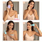 BEAR 2 Eyes&Lips Kontrollü Mikro Akım Yüz Sıkılaştırma Cihazı, Arctic Blue