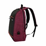 Waddell Bordo Smart Bag Gizli USB Şarj Girişli Akıllı Sırt Çantası (3050)