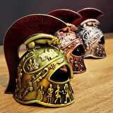 Metal Dekoratif Şövalye Miğferi