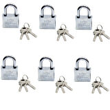 Akıllı Anahtarlı Asma Kilit 6lı Set