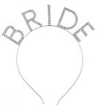 Bekarlığa Veda Mega Boy Kristal Taşlı Gümüş Bride Taç Gelin Tacı 20x21 Cm