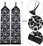 Parmak Askılı Zarif Dantel Eldiven