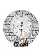 Aşçı Tasarımlı Polyester Duvar Saati Model 1