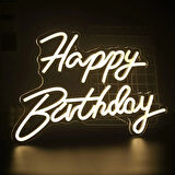 Happy Birthday Yazılı Neon Led Işık