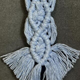 Uretti - Ege 7366 El Yapımı Makrome Anahtarlık