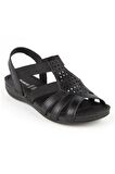 Muya Amanda 31143-001 Anatomik Kadın Sandalet Siyah 36-40 