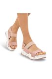 Muya Keid 31187-715 Anatomik Taban Kadın Sandalet Pudra 36-40 