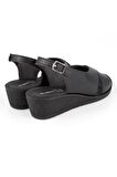Muya Vienza 31028-001 Anatomik Taban Kadın Sandalet Siyah 36-40 