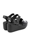 Muya Sempre 34208-001 Anatomik Taban Kadın Sandalet Siyah 36-40 