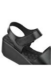 Muya Sempre 34208-001 Anatomik Taban Kadın Sandalet Siyah 36-40 
