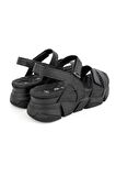 Muya Olimba 34201-001 Anatomik Taban Kadın Sandalet Siyah 36-40 