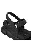 Muya Olimba 34201-001 Anatomik Taban Kadın Sandalet Siyah 36-40 