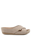 Muya Active 31135-042 Topuk Jelli Anatomik Taban Kadın Terlik Açık Vizon 36-40 