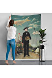 Henri Rousseau Kendi Duvar Örtüsü - Self-Portrait-7361