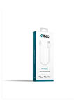 2DK7513B 30 cm Micro Usb Android Şarj Ve Data Kablosu Kablosu Beyaz