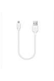 2DK7513B 30 cm Micro Usb Android Şarj Ve Data Kablosu Kablosu Beyaz