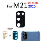 Tkgz Samsung Galaxy M21 Arka Kamera Camı Lens Yapışkanlı