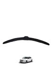 Skoda Rapid Ön Kaput Koruyucu Rüzgarlık 4mm Akrilik (abs) Piano Black 2012-2019