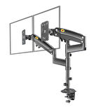 North Bayou Nb H180 Mnt05 17-27" Lcd Led Çift Monitör Tutucu Amortisörlü Monitör Standı