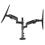 North Bayou Nb H180 Mnt05 17-27" Lcd Led Çift Monitör Tutucu Amortisörlü Monitör Standı