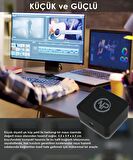 NPO TCD-101 MacOS/Windows 4k HDMI 3xUSB 1x 45w Type-C PD Şarj Çıkışlı Gigabit Mini Docking Station