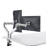 NPO STD7080S 10"-27" Alüminyum Amortisörlü VESA Monitör Tutucu Çift Kol