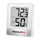 ThermoPro TP49W Mini İç Mekan Dijital Isı ve Nem Ölçer Termometre