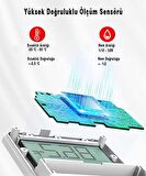 ThermoPro TP357 Bluetooth Limit Aşım Uyarılı İç Mekan Dijital Isı ve Nem Ölçer Termometre
