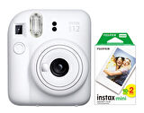 Fujifilm Instax Mini 12 Beyaz Fotoğraf Makinesi ve 20'li Mini Film Seti