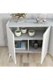 Mezza 1602 Elegante 180 Cm Modern Konsol Beyaz