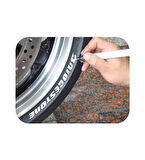 Oto Lastik Yazı Kalemi Beyaz Araç Lastik Yazma Boyama Kalemi 