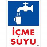 Uyarı Levhası İçme Suyu 