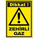 Uyarı Levhası Zehirli Gaz 