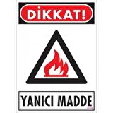 Uyarı Levhası Yanıcı Madde "856"