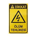 Uyarı Levhası Ölüm Tehikesi "1104"