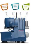 Singer S0235 Making the Cut Overlok Makinesi 2-3-4 İplik kullanabilme,  1300 devir