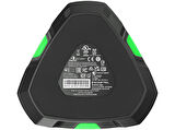 KONFTEL Ego 1000mAh Bluetooth/USB/AUX/ LED Panelli Hoparlör Siyah 