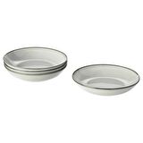 16 Parça GLADELİG Yemek Takımı MeridyenDukkan Gri Renk Modern Set Stoneware