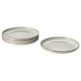 16 Parça GLADELİG Yemek Takımı MeridyenDukkan Gri Renk Modern Set Stoneware