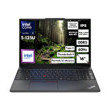 Lenovo ThinkPad E16 G2 Ultra 5-125U 16-GBDDR5 512 GBSSD Intel Graphics 16" WUXGA Freedos Taşınabilir Bilgisayar 21MA003MTX