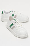 Kadın Günlük Spor Sneaker Ayakkabı BEYAZ-YEŞİL