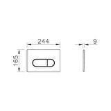 Vitra Root Round Kumanda Paneli 740-2211 Mat Siyah
