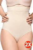 2 Adet Kadın İçin Günlük Kullanıma Uygun Slip Korse Bel ve Karın Toparlayıcı