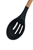MasterPro 3'lü Mutfak Gereci Seti Silikon Uç Tahta Tutamaç Foodies Collection Serisi 4660
