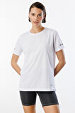 Kadın Nem Emici Hızlı Kuruma Atletik Teknik Performans Spor T-shirt DRIFIT-KISAKOL