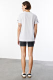 Kadın Nem Emici Hızlı Kuruma Atletik Teknik Performans Spor T-shirt DRIFIT-KISAKOL