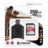 KINGSTON 256GB CANVAS REACT PLUS SDR2/256GB PROFESYONEL SD HAFIZA KARTI
