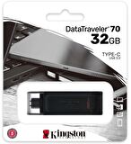 Kingston DT70 64GB USB-C 3.2 Gen 1 Type-C Flash Bellek